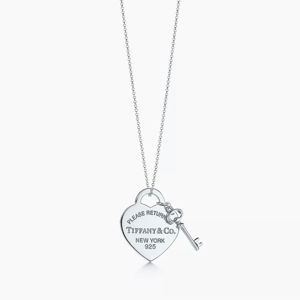Return To Tiffany Heart Tag with Key Pendant